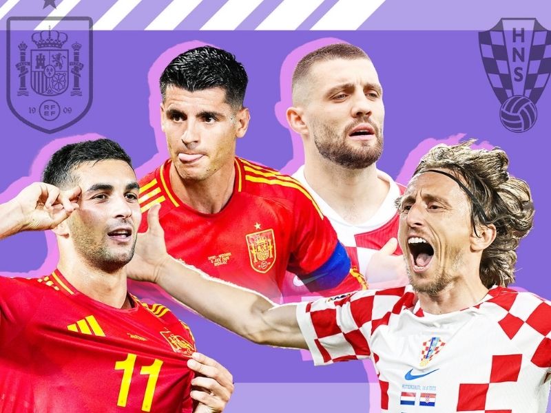 Cuộc đối đầu giữa Tây Ban Nha vs Croatia thể hiện điều gì?